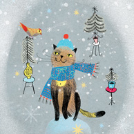 Marianna Sztyma - Christmas cat