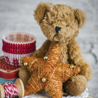 Christmas teddy bear