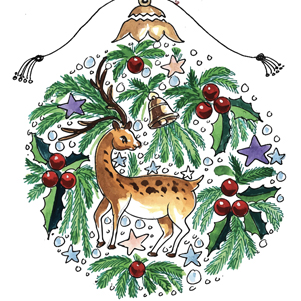 Reindeer Bauble